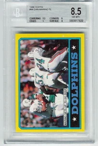 1986 Topps Dan Marino TL BGS 8.5 NRMT-MT+ - Picture 1 of 1