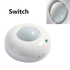 White Ceiling Mounted Infrared Body Induction Switch Delay Adjustable Controller