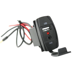 Accessori audio per auto da 12 V 3,5 mm jack Aux/ USB Adattatore - Afbeelding 1 van 9