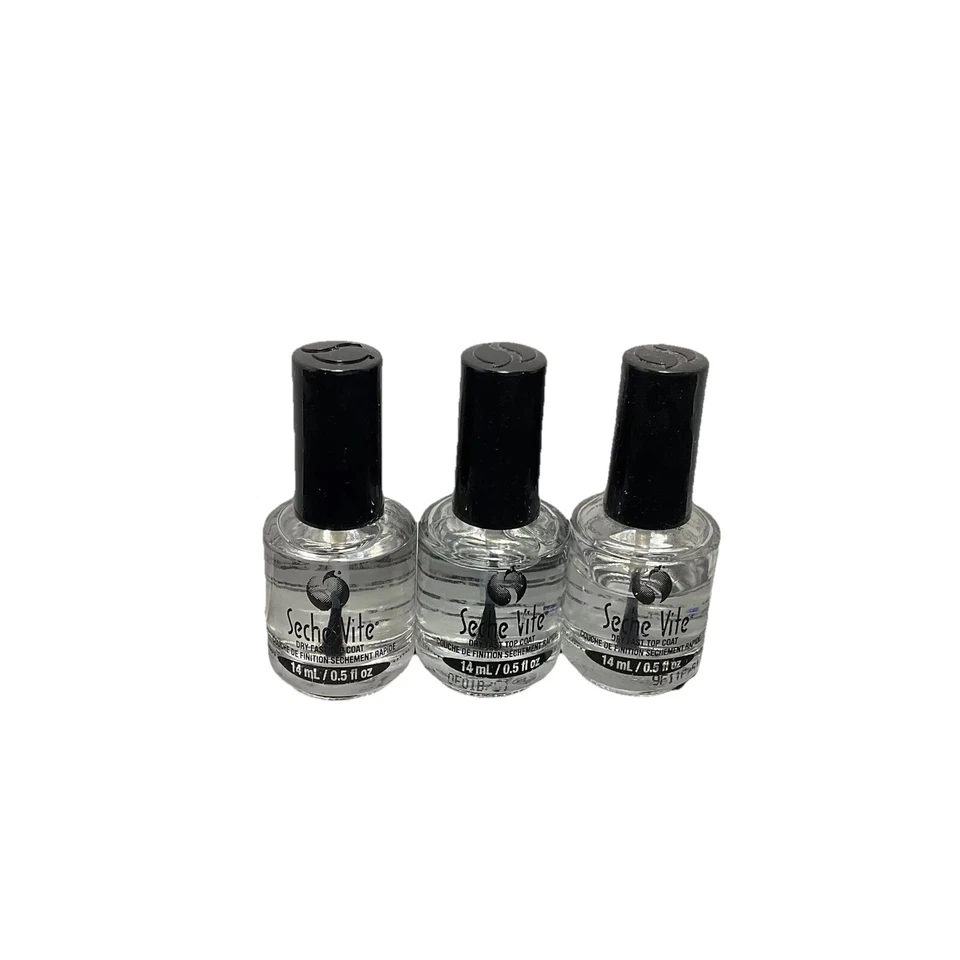 Seche Vite Dry Fast Top Clear Nail Coat - 5oz. x2 * see in discription - Изображение 1 из 1