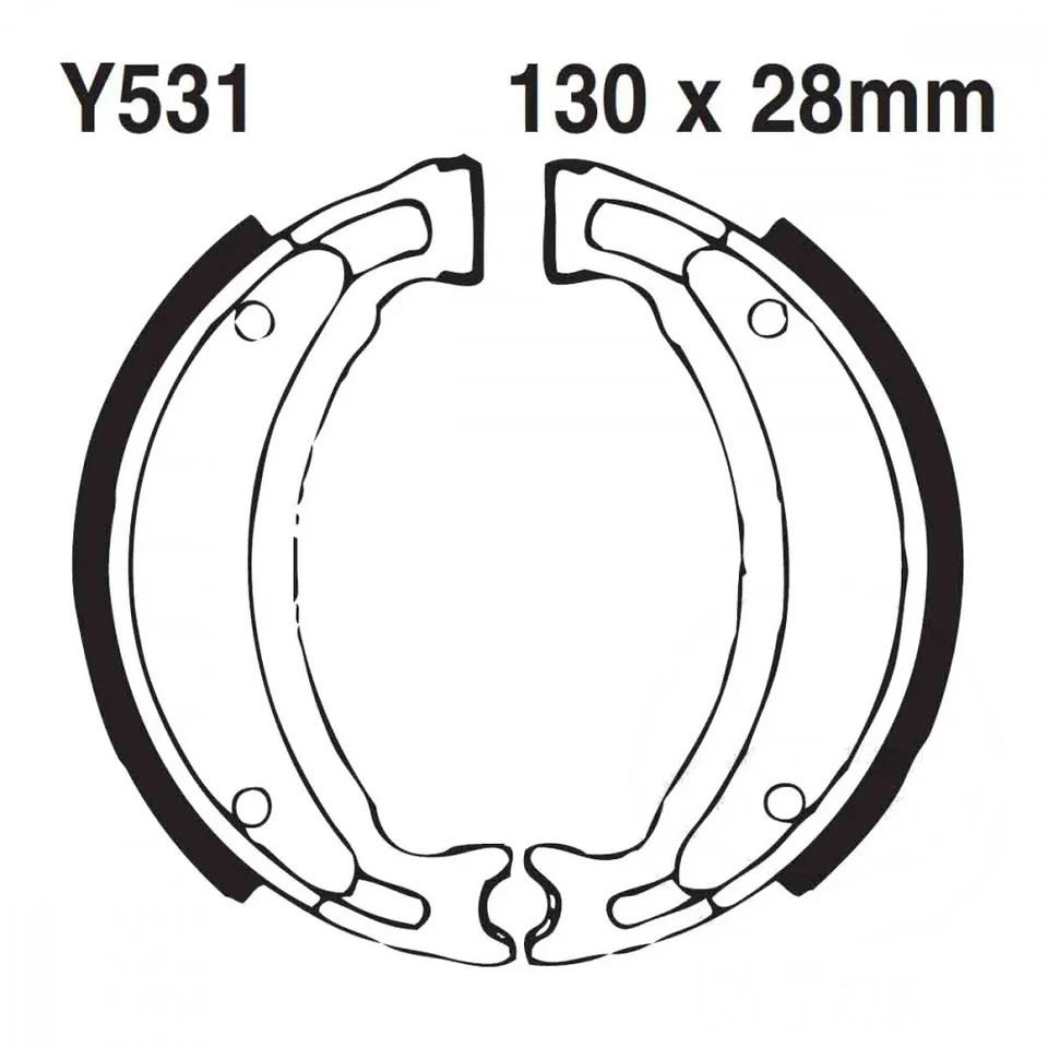 Bremsbacken hinten EBC Y531 für AJS JS 125 E Eco-2 Bj. 2009-2015 - Bild 1 von 1