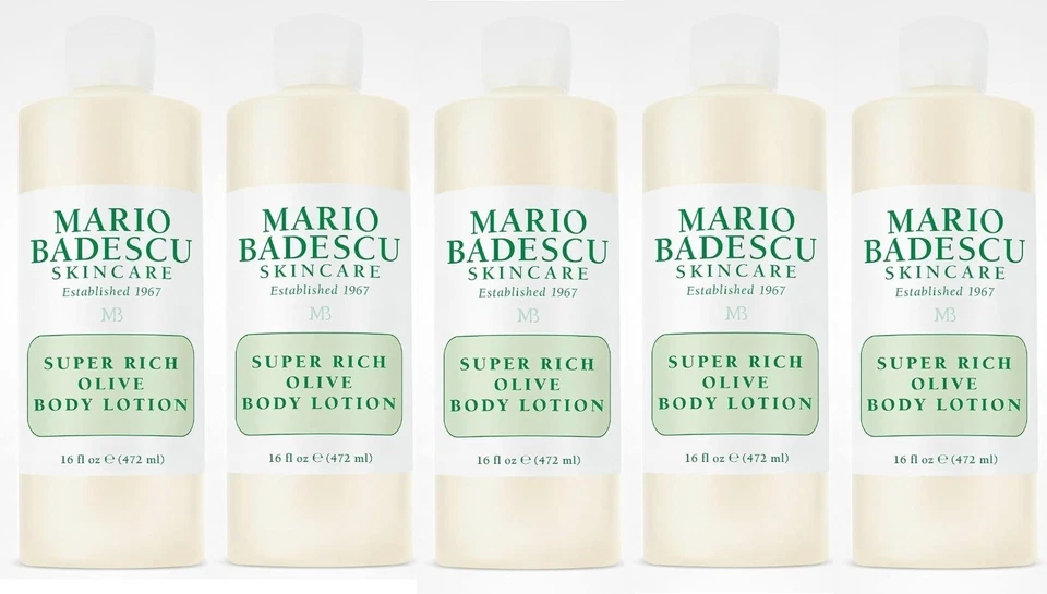 5 Mario Badescu Cuidado de la Piel Super Rico Oliva Loción Corporal Todo Tipo de Piel 16 OZ Foto 1 de 1