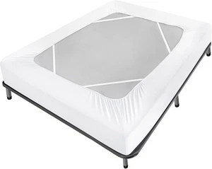 Boxspringbettbezug Queen Size Bett Rock Wickel 4 Seiten der Matratze, Stretch &... - Bild 1 von 2