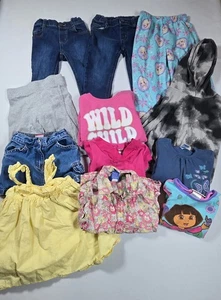 3T Month Baby Girl Clothes Bundle: Shirts, Pants, Dresses, etc. 12 items - Picture 1 of 7