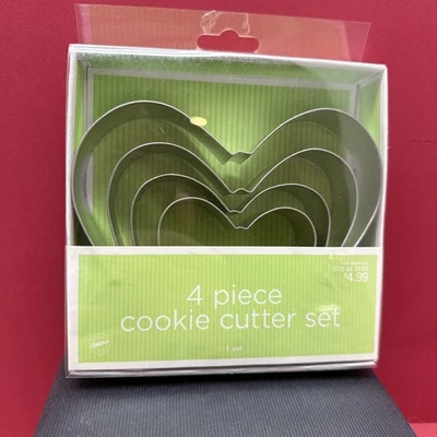Juego de Cortador de Galletas Wilton Borde Liso Mariposa 4 Tamaños, Acero Inoxidable/Nuevo Foto 1 de 4
