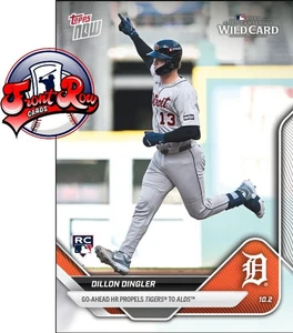 Dillon Dingler 2025 MLB TOPPS NOW 813 HR propulsa tigres a preventa ALDS - Imagen 1 de 2