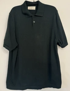 Camisa Polo Zara Orgins Verde Hombres Algodón Mezcla Seda Tejido Preparación Academia Minimalista - Imagen 1 de 8