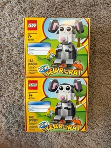 LOT (2) LEGO #40355 NEW YEAR OF THE RAT 162PCS 6251974 BRAND NEW - Picture 1 of 5