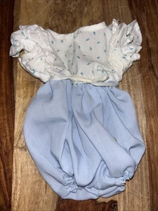 Mameluco prematuro vintage Cabbage Patch niños/muñeca azul y blanco Rosebud CPK SG06 - Imagen 1 de 3