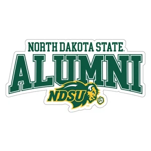 North Dakota State Bison Laser Cut Alumni Vinyl Sticker/Magnet - Afbeelding 1 van 5