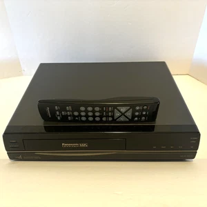Vintage Panasonic Omnivision VCR PV-4151 Retro VHS Player Tested W/ Remote - Picture 1 of 13