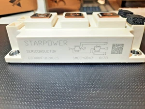 1X Stück GD300HFU120C2SD 2*IGBT, 300A@100C & 413A@25C ,1200V ,2118W ,STARPOWER - Picture 1 of 5