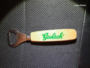 Grolsch Flaschenöffner, Holzgriff,   Bar, Gastro - Bild 1 von 4