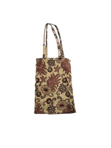 Brown Indonesian Batik Shoulder Bag - Picture 1 of 4