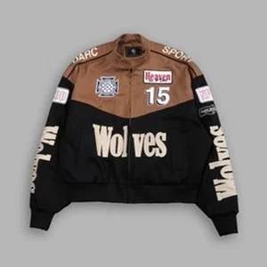 DARC SPORT FRONTIER RACING JACKET BROWN AND BLACK SIZE LARGE - Picture 1 of 1