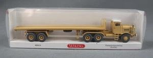 WIKING 055408/0554 08 H0,1:87 Flachpritschensattelzug (Kaelble) - sandgelb NEU! - Picture 1 of 4