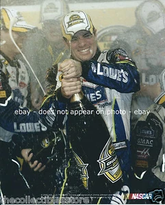 JIMMIE JOHNSON LOWES NASCAR NEXTEL CUP SERIES CHASE CHAMPION 8 X 10 PHOTO #01 - Picture 1 of 1