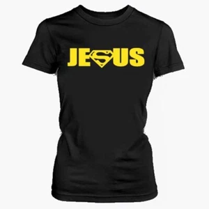 JESUCRISTO CRISTIANO CONSERVADOR Estampado en Oro CAMISETA DE SEÑORA 136 - Imagen 1 de 1