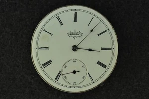 RELOJ DE BOLSILLO VINTAGE 6 TALLAS GRADO 101 ELGIN H.C. MOVIMIENTO - NO FUNCIONA - Imagen 1 de 2