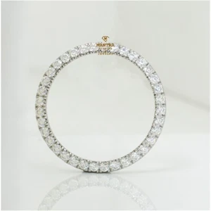 Customized 10 Pointer Diamond Stainless Steel  Bezel For 41MM Date-Just Watch  - Picture 1 of 5