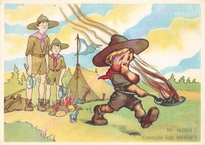 CP Humour Scout Libro Tedesco Ton Telaio Be Skilful - Picture 1 of 2