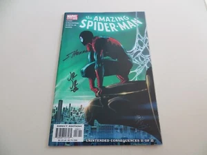 2003 AMAZING SPIDER-MAN # 56, 497 SIGNED 2X JOHN ROMITA & SCOTT HANNA, COA & POA - Bild 1 von 3