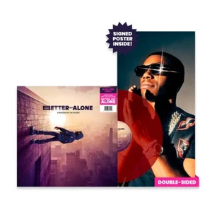 A Boogie Wit Da Hoodie Better Off Alone Ruby Red Vinyl + Hand Signed Poster - Picture 1 of 3