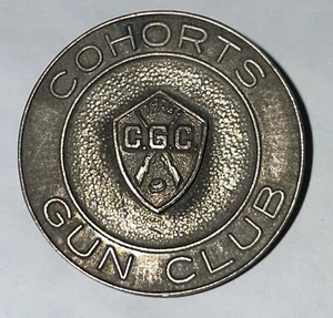 Vintage Cohorts Gun Club Sterling Silver Pin  - Picture 1 of 4