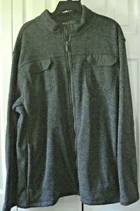 Chaqueta de lana suéter para hombre gris brezo talla grande vida exterior nueva con etiquetas - Imagen 1 de 2