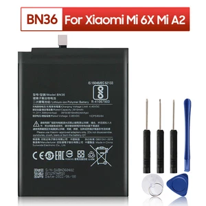 Batería de repuesto original para teléfono BN36 para Xiaomi Mi 6X Mi6X MiA2 Mi A2 3010mAh - Imagen 1 de 6