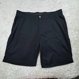 Pantalones Cortos Under Armour Para Hombres 40 Negros Frente Plano Rendimiento Golf Chino Absorbente - Imagen 1 de 6