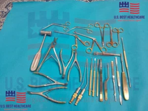 Plastische Chirurgie Septoplastik Instrumente 25-teiliges Set mit Stahlbox - Bild 1 von 3