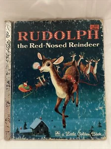 Ein kleines goldenes Buch Rudolph das rotnasige Rentier #452-41 1976 - Bild 1 von 4