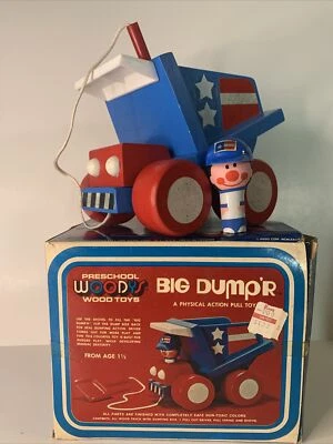 Camión de volteo Mego Preescolar Woodys Big Dump’r 1973 de colección NUEVO en caja Foto 1 de 4