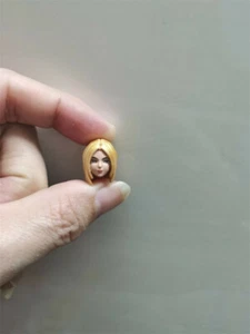 1:18 Fighter Blue Mary Head Sculpt Carved For 3.75inch Female Action Figure Body - Picture 1 of 6