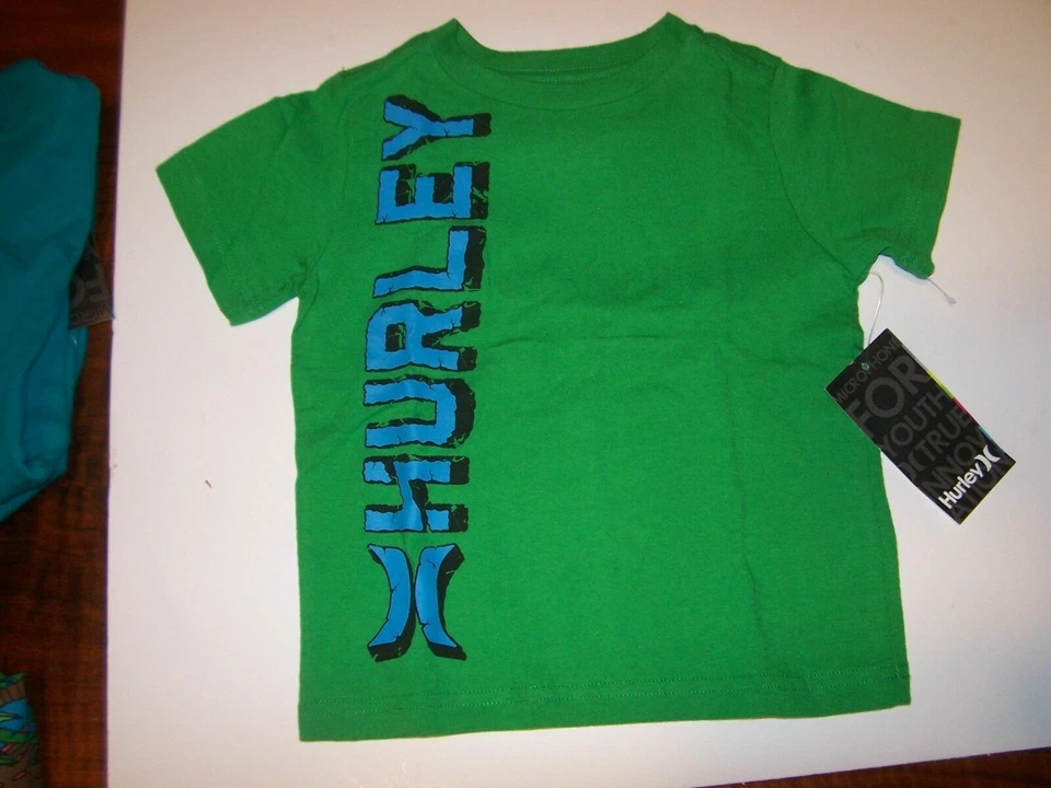 Nuevo Hurley Camiseta Manga Corta Niño Verde Talla 18 Meses Foto 1 de 1