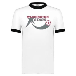 Washington Stars Ringer T-shirt | ASL Soccer Team - Picture 1 of 4