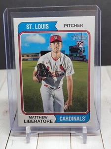 Béisbol Topps Heritage 2023 #365 Matthew Liberatore St Louis Cardinals novato - Imagen 1 de 2
