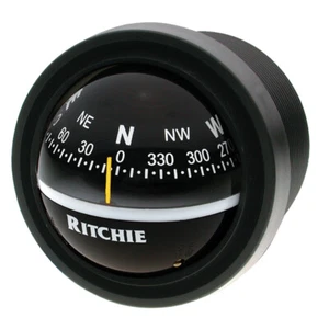 Ritchie V-57.2 Explorer Compass - Dash Mount - Black V-57.2 UPC 010342160614 - Picture 1 of 1
