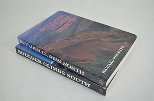 BOULDER CLIMBS North & South Rock Climbing Guidebook RIchard Rossiter 1988 1989 - Imagen 1 de 7