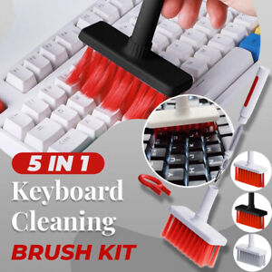 5 in 1 Keyboard Cleaning Tools Brush Computer Earphone Dust Gap Cleaner Office