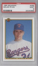 1990 Bowman Nolan Ryan #486 PSA 9 MINT HOF