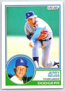 1983 O-Pee-Chee Jerry Reuss Los Angeles Dodgers #90 - Picture 1 of 2