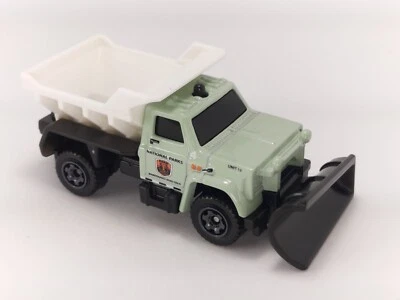 Camión de volteo Road Salt & Front Arado Parque Nacional Escala 1/64 Diecast Diorama Modelo Foto 1 de 4