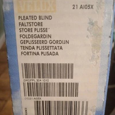 TENDA FILTRANTE PLISSETTATA VELUX FHL Foto 1 de 3