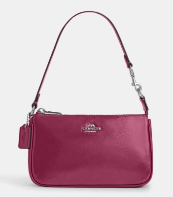 Bolso sin asas Coach Nolita 19 novedad de cuero ~NUEVO CON ETIQUETAS~ CW408 rosa Foto 1 de 4