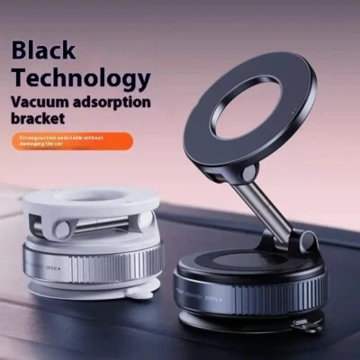 360° Rotating Magnetic Phone Holder Car mount  Universal iPhone Suction Glass - Image 1 of 4