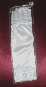 Girl's Satin look dress Gloves, 3-8 Years - Picture 1 of 4