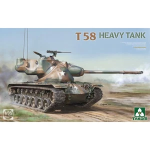 Takom 1:35 T58 Heavy Tank Military Model Kit TAK2204 - Picture 1 of 4