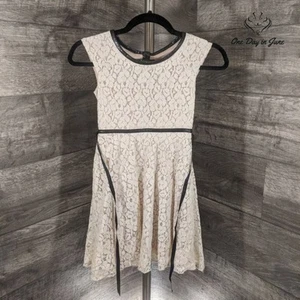 Speechless Lacy Dress with Black Ribbon - Picture 1 of 4